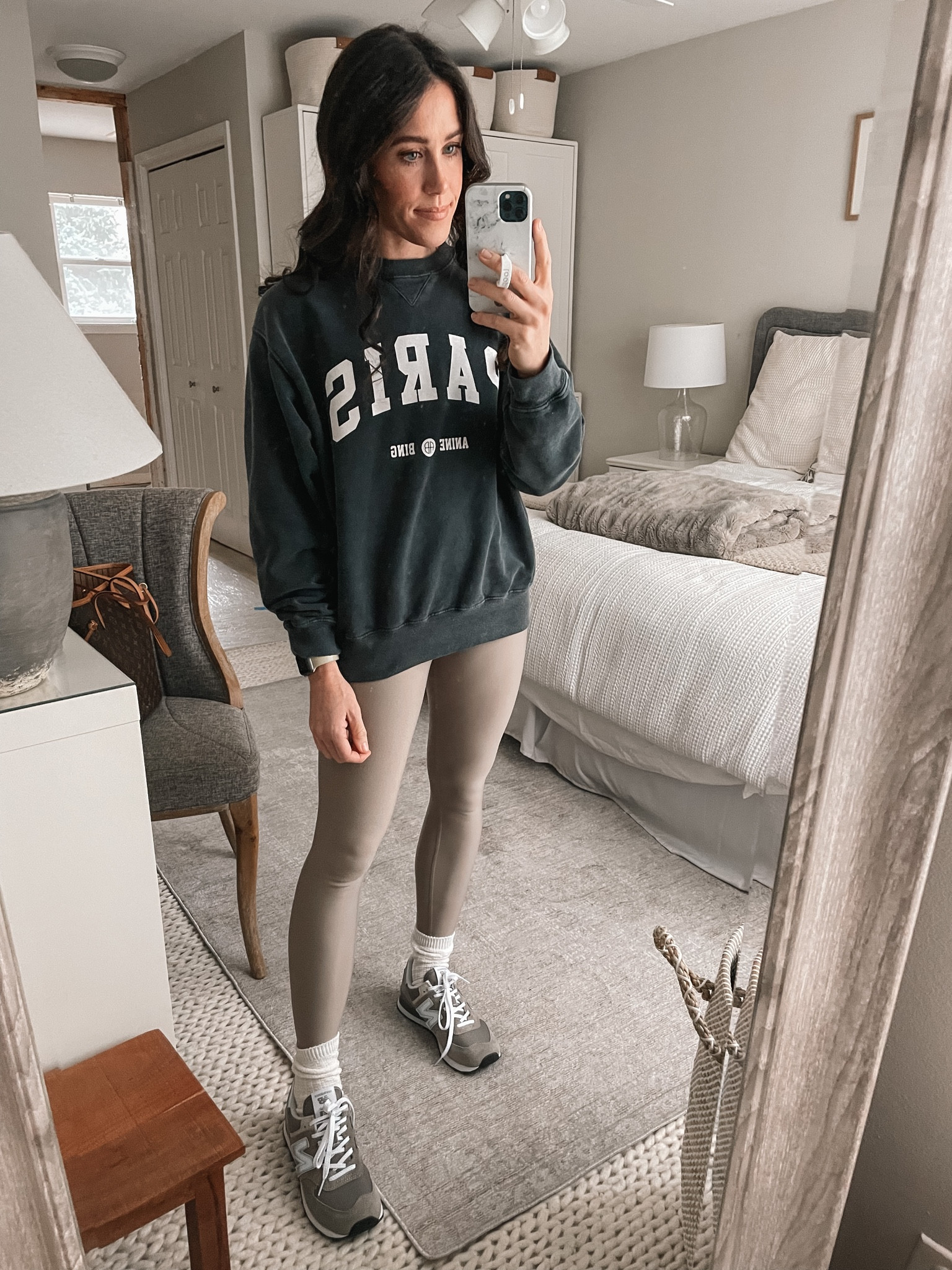 1.7.23
Anine Bing Sweatshirt, Alo Leggings, New Balance Sneakers 

#LTKSeasonal #LTKstyletip #LTKunder100
