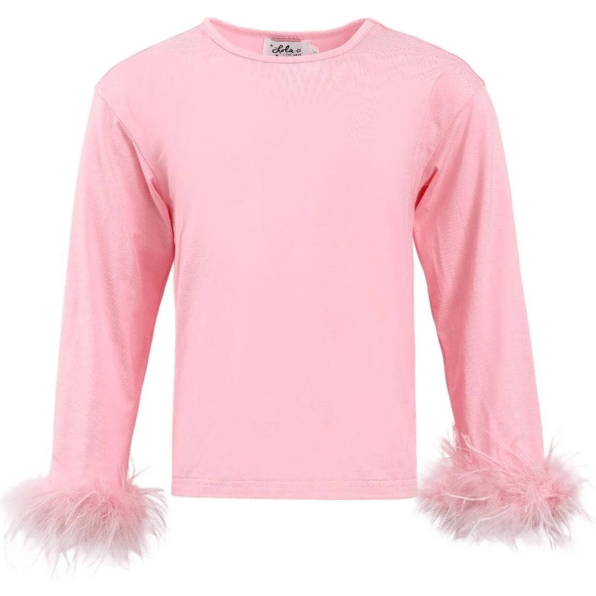Pretty Feather Long Sleeve Pink | Maisonette