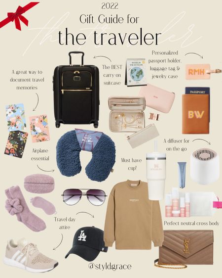 Gift guide for the traveler. 

Travel gifts, gifts for her, stocking stuffers for her, gifts for best friend, gifts for sister, airplane essentials, travel essentials, trip essentials 

#LTKtravel #LTKHoliday #LTKGiftGuide