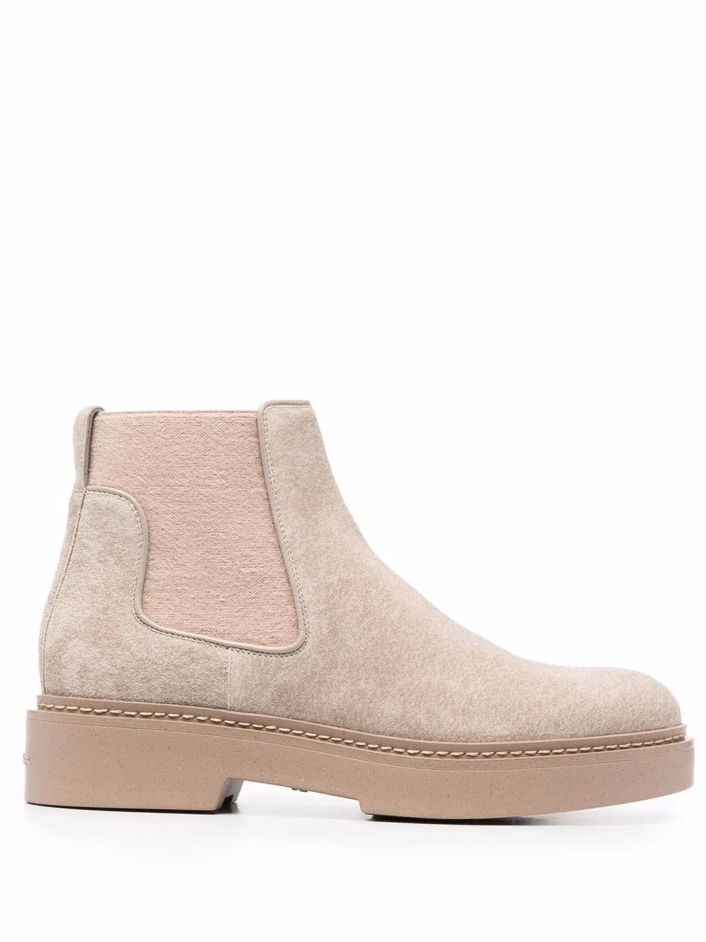 Santoni slip-on suede ankle boots - Neutrals | Farfetch Global