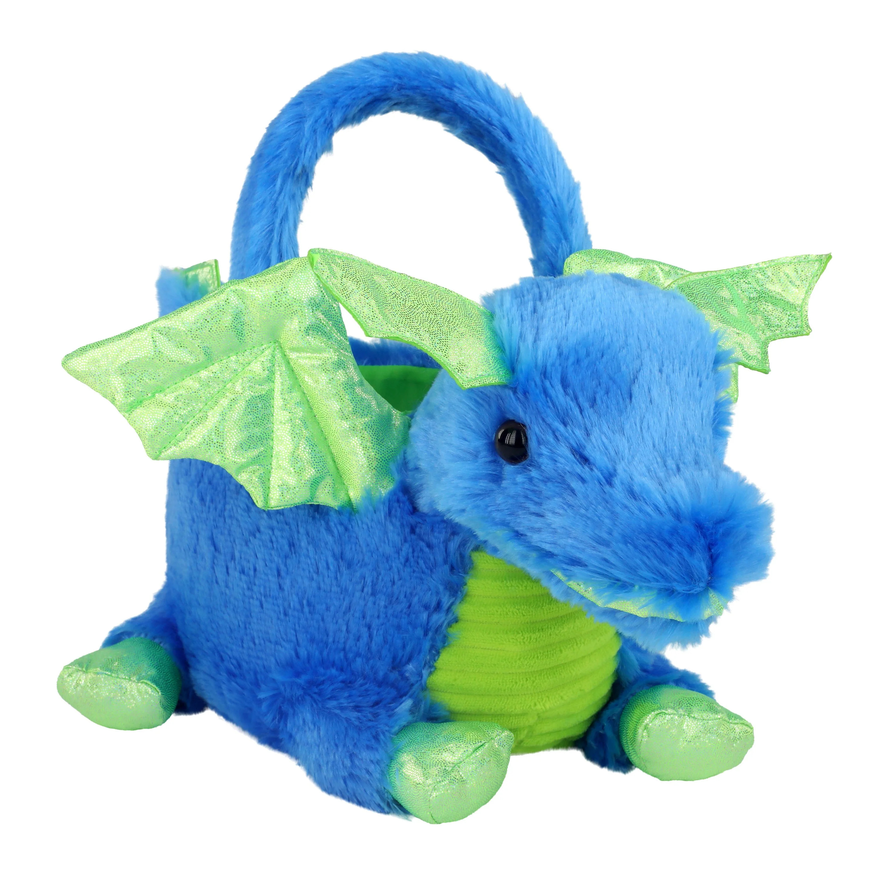 Way To Celebrate Easter Plush Animated Easter Basket, Blue Dragon, 8" x 15" - Walmart.com | Walmart (US)