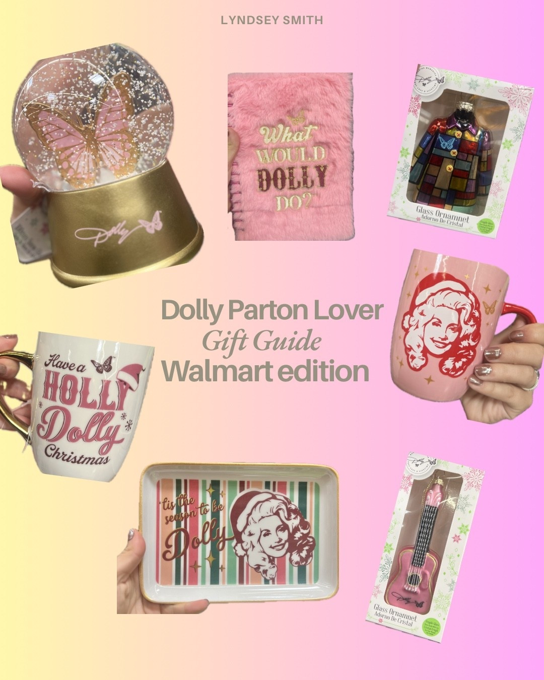 Gift guide for the Dolly Parton lover in your life! All Walmart finds! I am so obsessed with this whole Dolly Parton Christmas collection! All pink and girly just too cute! 

#LTKFindsUnder50 #LTKHoliday #LTKGiftGuide