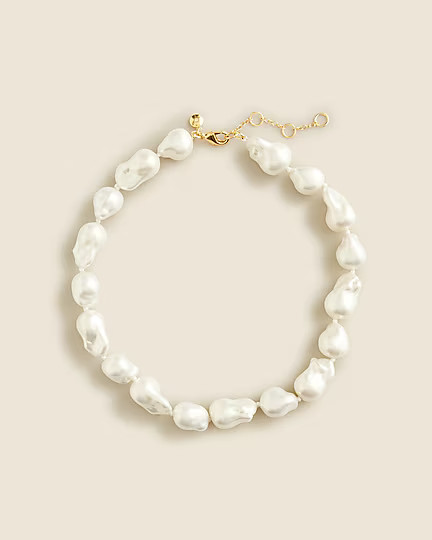 Baroque pearl necklace | J. Crew US