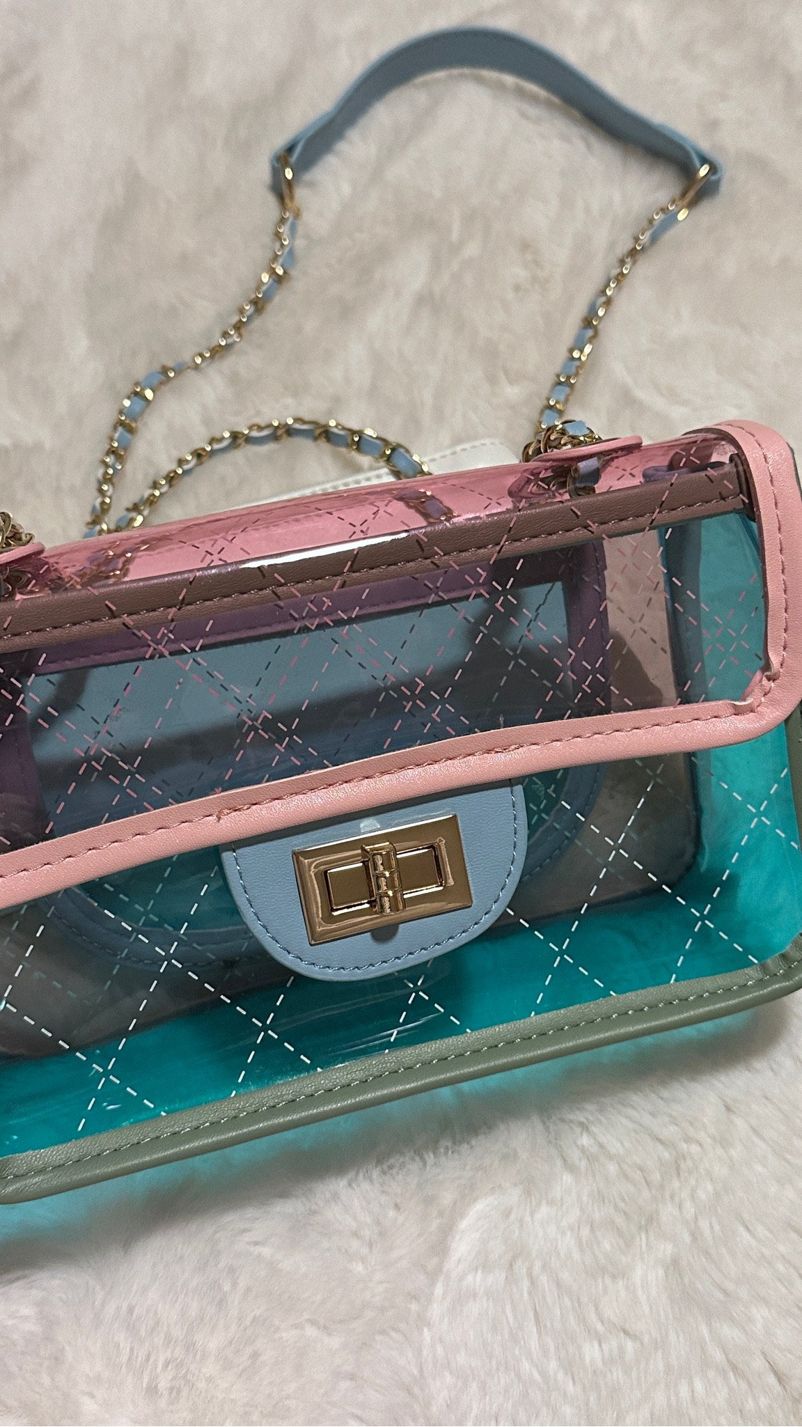 Is it Chanel or Amazon?  I love this pretty little clear purse  bag!! It’s the perfect size and versatile with the strap! 

#LTKitbag #LTKstyletip #LTKfindsunder50