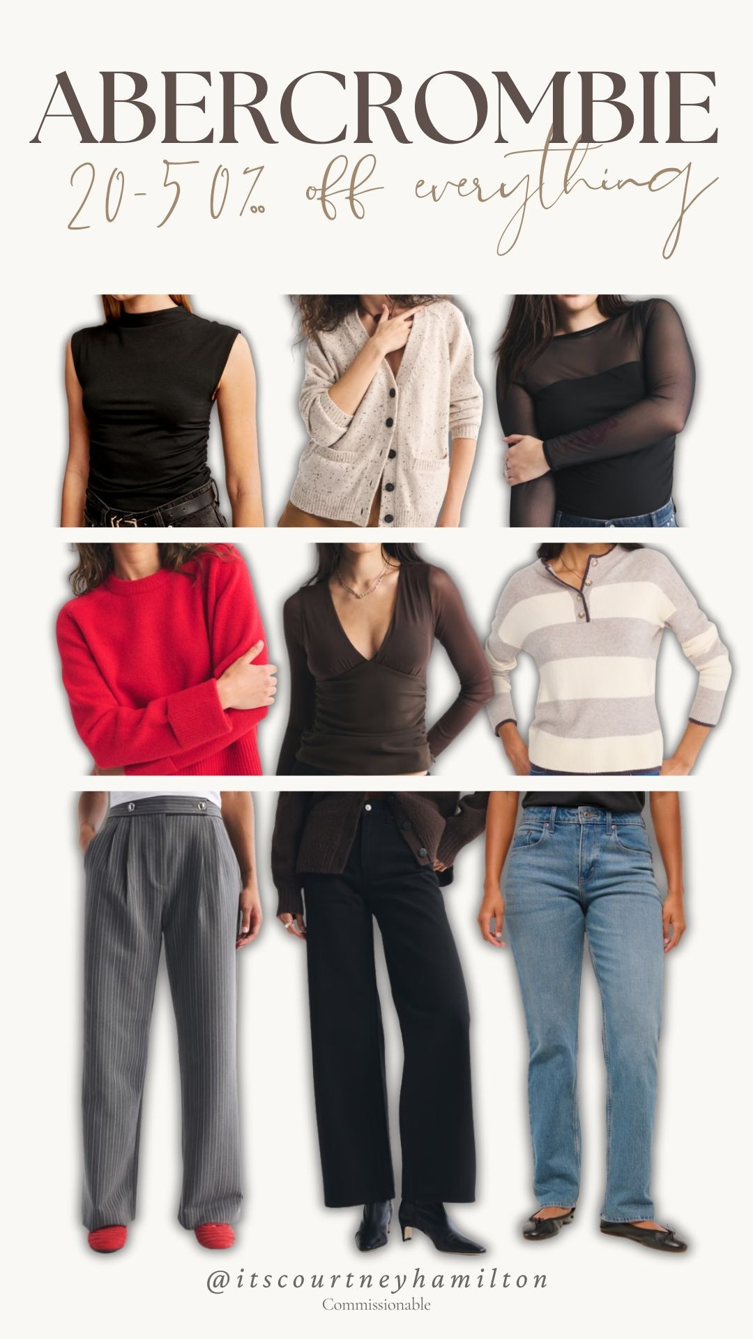 20-50% off almost everything from Abercrombie!!

sale alert, winter fashion, curve love, denim, jeans, going out outfit, date night outfit, casual outfit, finds under 100, courtney hamilton 

 

#LTKSeasonal #LTKSaleAlert #LTKFindsUnder100