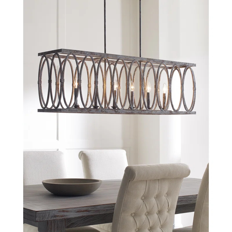 Huntington 6-Light Linear Kitchen Island Pendant | Wayfair North America