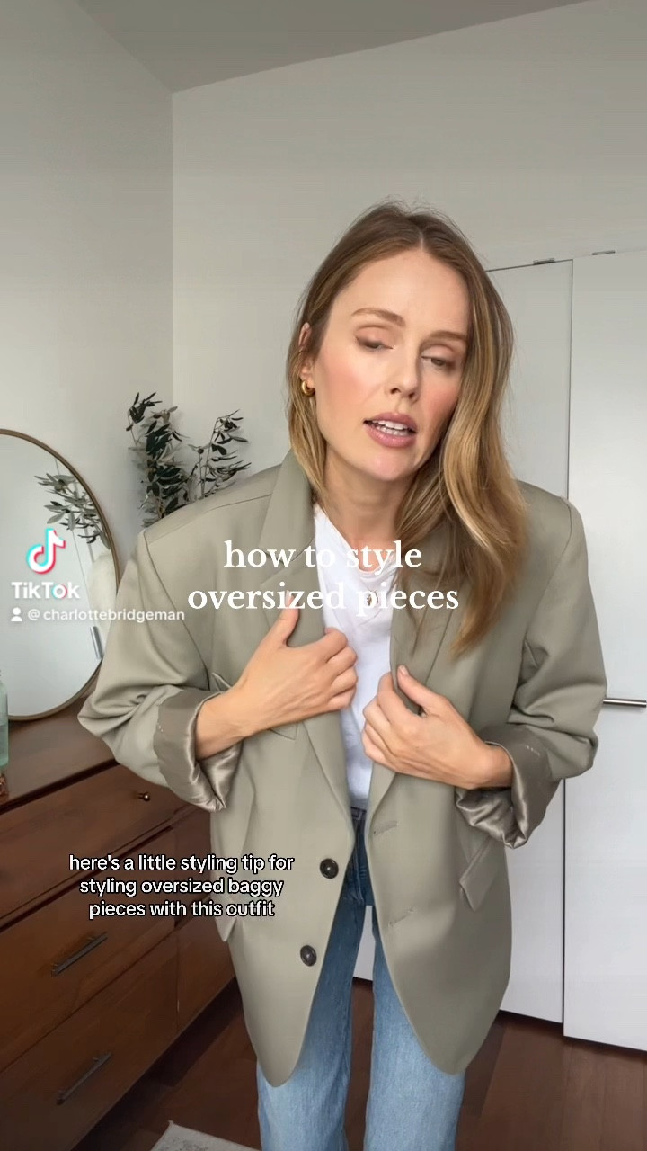 How to style oversized pieces 

#LTKstyletip