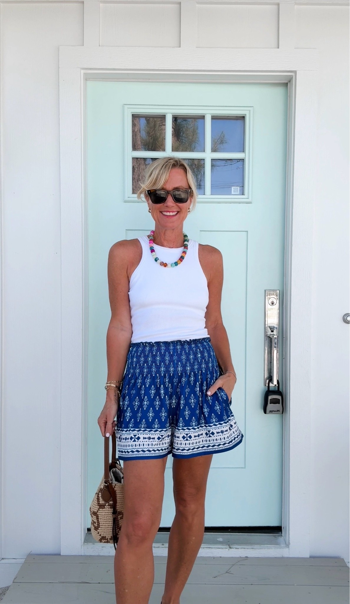 These pull on shorts are the best for summer! So easy with any tank.
Tank: Small
Shorts: Small

#LTKootd #LTKSeasonal #LTKOver40