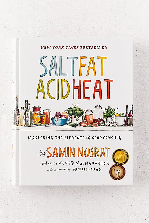 Salt, Fat, Acid, Heat: Mastering the Elements of Good Cooking By Samin Nosrat - Assorted at Urban Outfitters | Urban Outfitters (US and RoW)