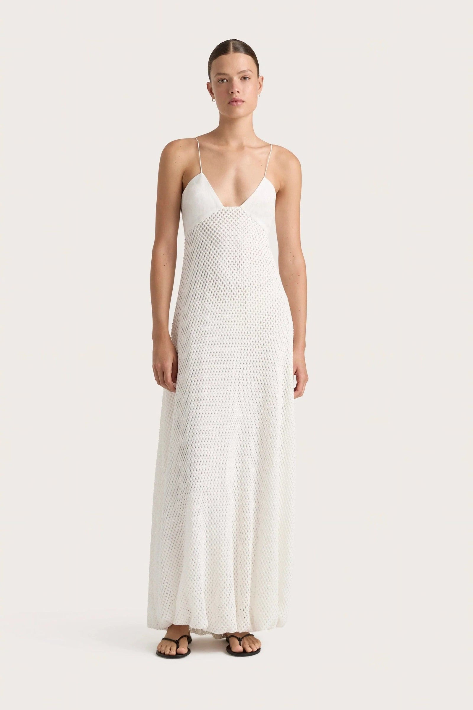 Ciele Maxi Dress Azalea White - Final Sale | Faithfull (AU)