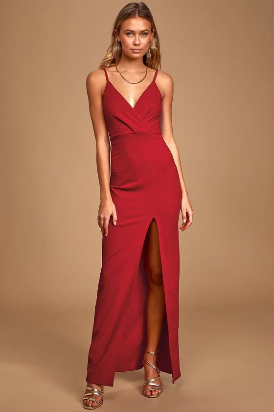 Love and Affection Red Lace Sleeveless Maxi Dress | Lulus (US)