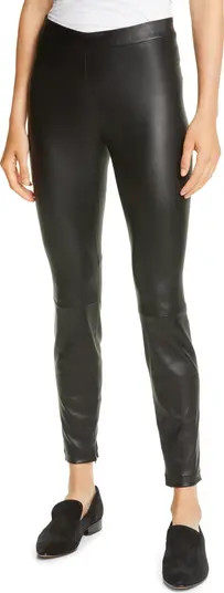 Leather Zip Leggings | Nordstrom