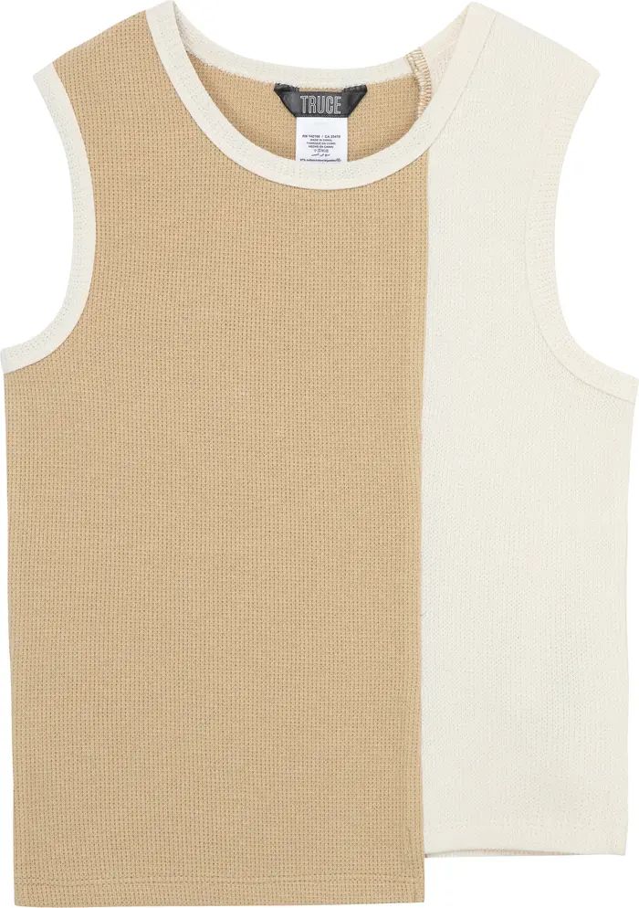 Kids' Two-Tone Stretch Cotton Top | Nordstrom