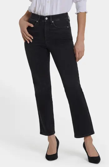 NYDJ Marilyn High Waist Ankle Straight Leg Jeans | Nordstrom | Nordstrom