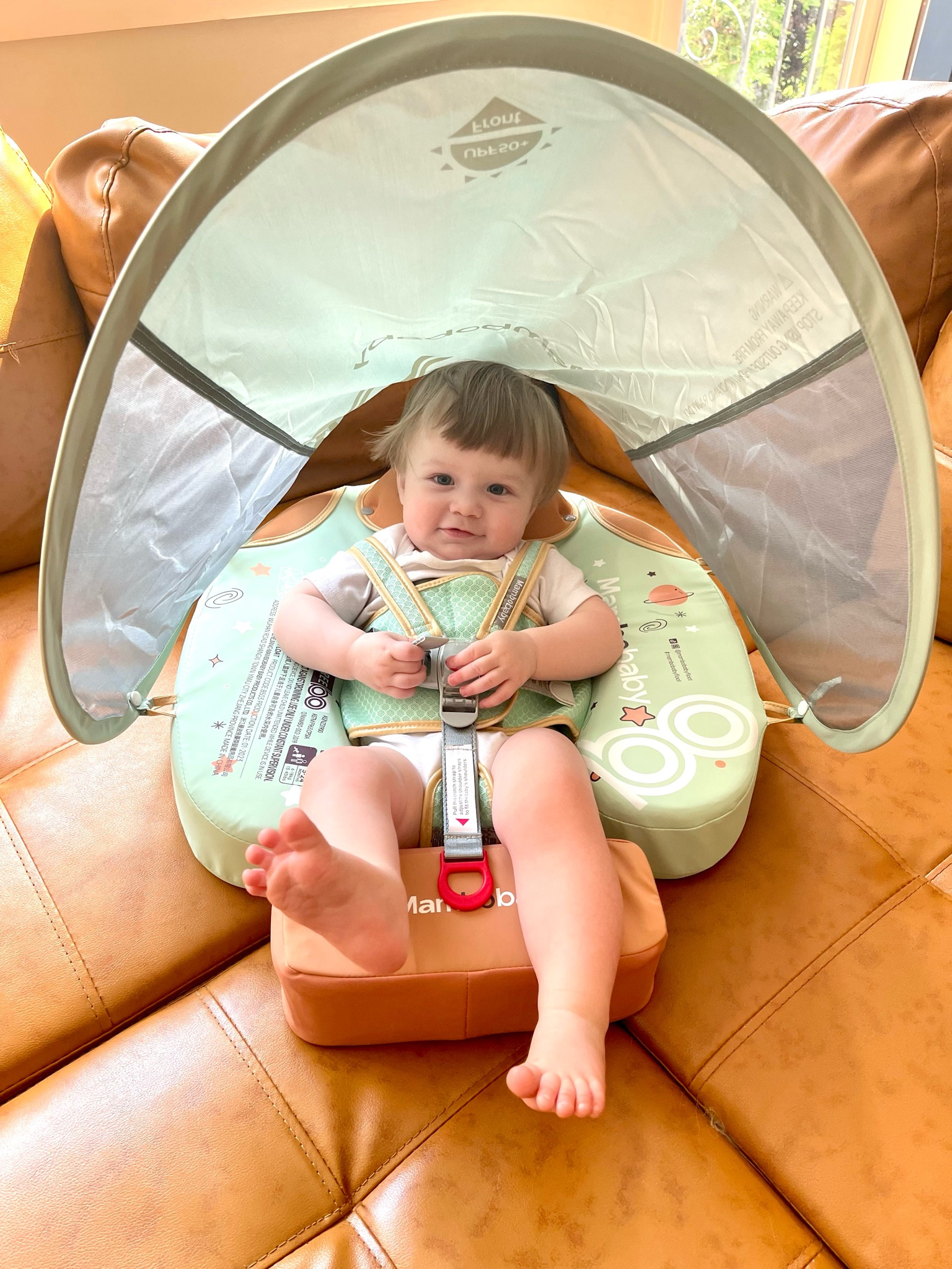 This non-inflatable baby float is perfect for babies new to water! They can explore on their backs or bellies and lounge under the canopy 😎

#LTKfamily #LTKbaby #LTKSeasonal