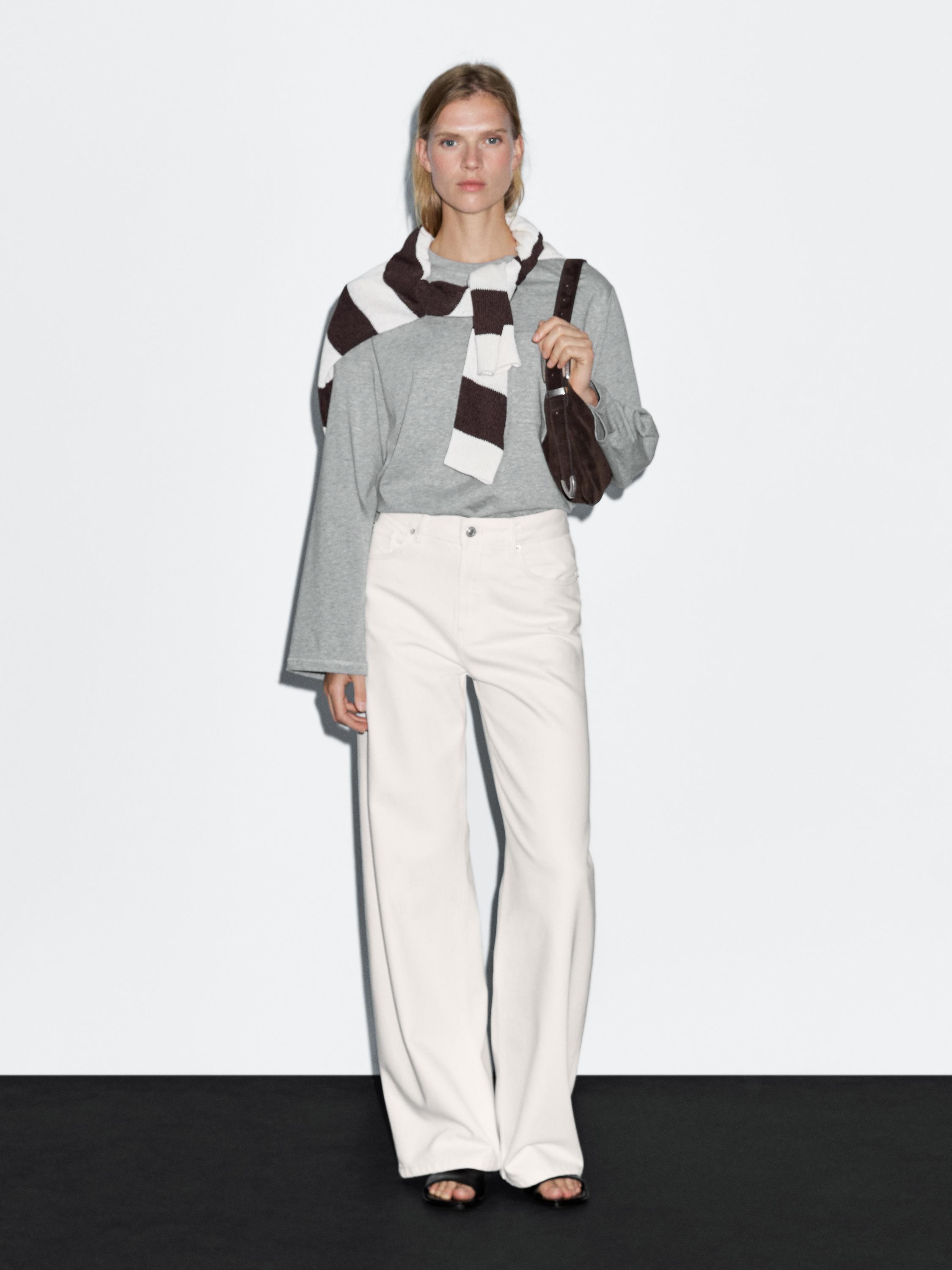 High-waist barrel fit jeans | Massimo Dutti UK