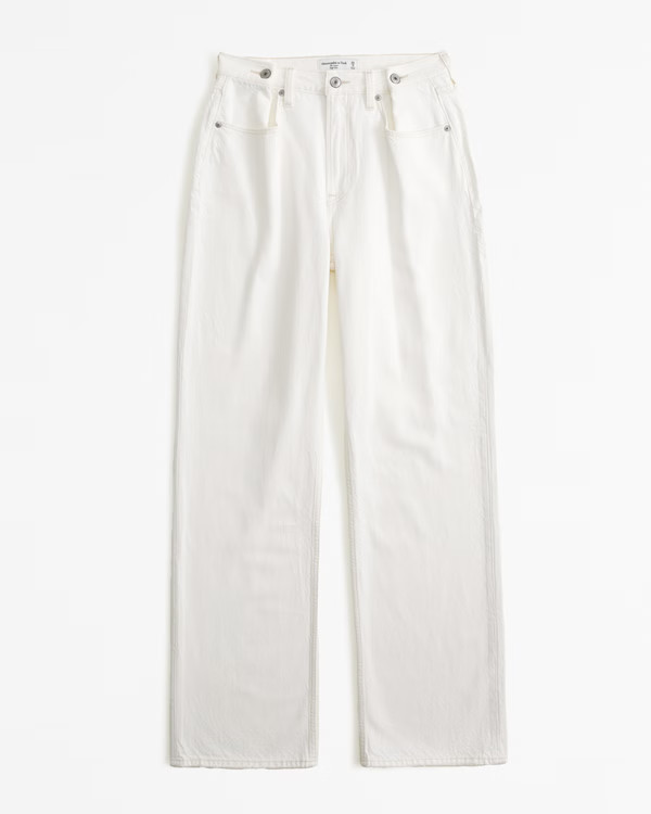 Women's High Rise Loose Jean | Women's Bottoms | Abercrombie.com | Abercrombie & Fitch (US)