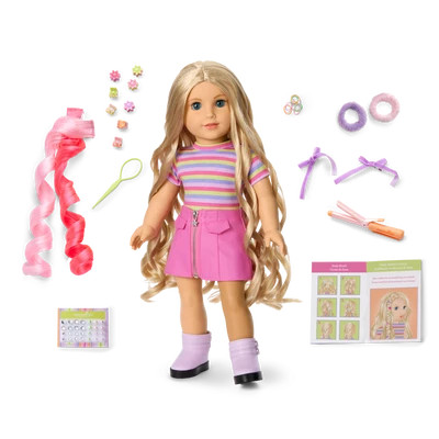 Long Hair Looks™ by Truly Me™ 18-inch Doll #133 & hair accessories | American Girl