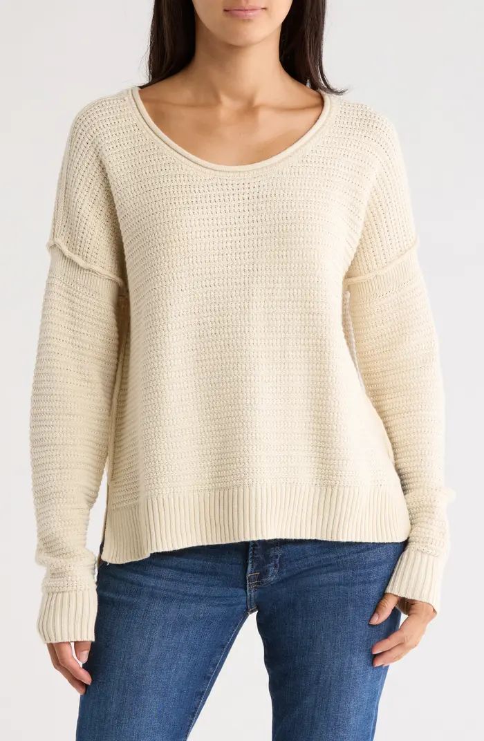 Scoop Neck Knit Pullover Sweater | Nordstrom Rack