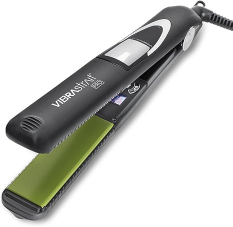 Pro Vibrating Ceramic Tourmaline Ionic Flat Iron, 1-inch - Fast, Frizz-Free Ceramic Hair Straight... | Amazon (US)
