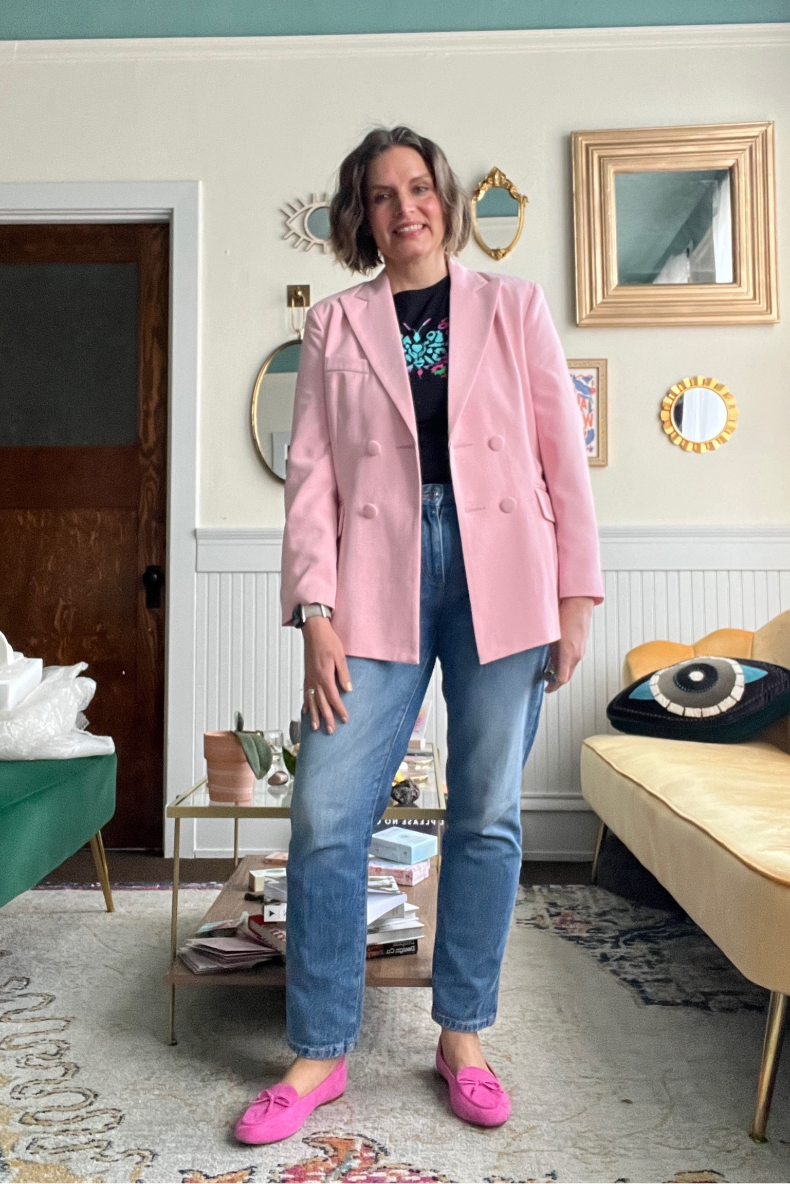 Pink blazer week! 

#LTKSeasonal #LTKover40 #LTKmidsize