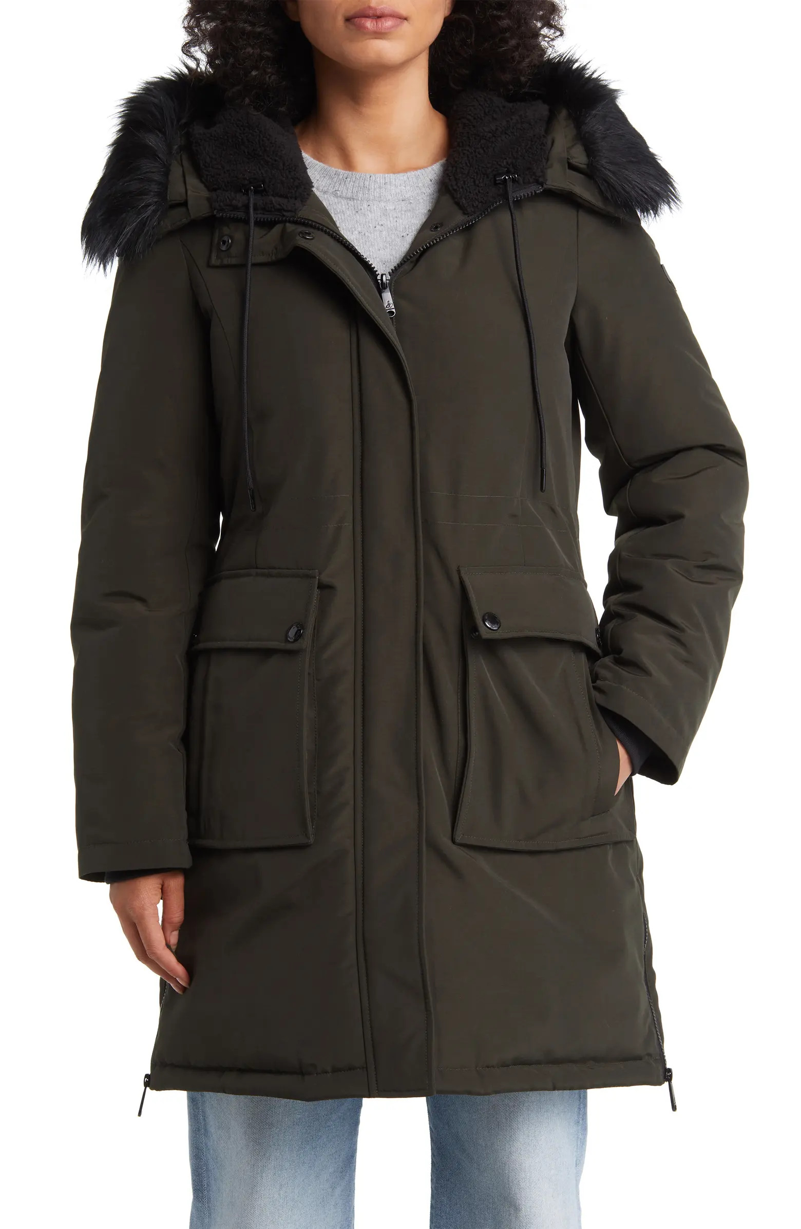 Faux Fur Trim Parka | Nordstrom