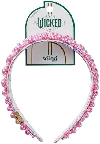 Wicked 2 Pearl Glinda Pink Headband - hair accessories for women and girls - gifts for her - Scun... | Amazon (US)
