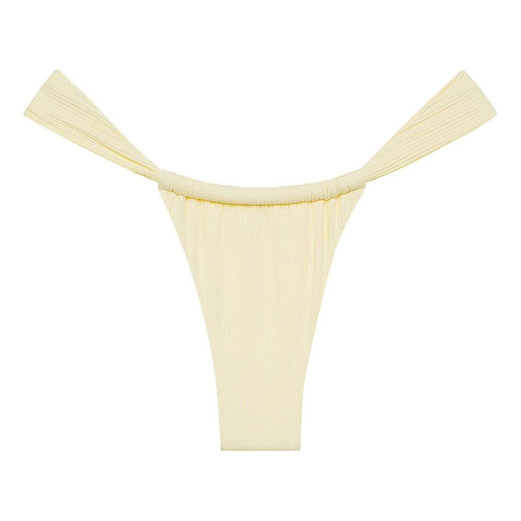 Cream Rib Sandra Bikini Bottom | Montce