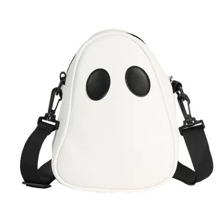 GEZHEN Crossbody Bag Women Crossbody Bag Funny Purse for Women PU Leather Shoulder Bag Phone Bags Crossbody Bag Funny Cute Devil Ghost Contrast Color Stitching Bag | Walmart (US)