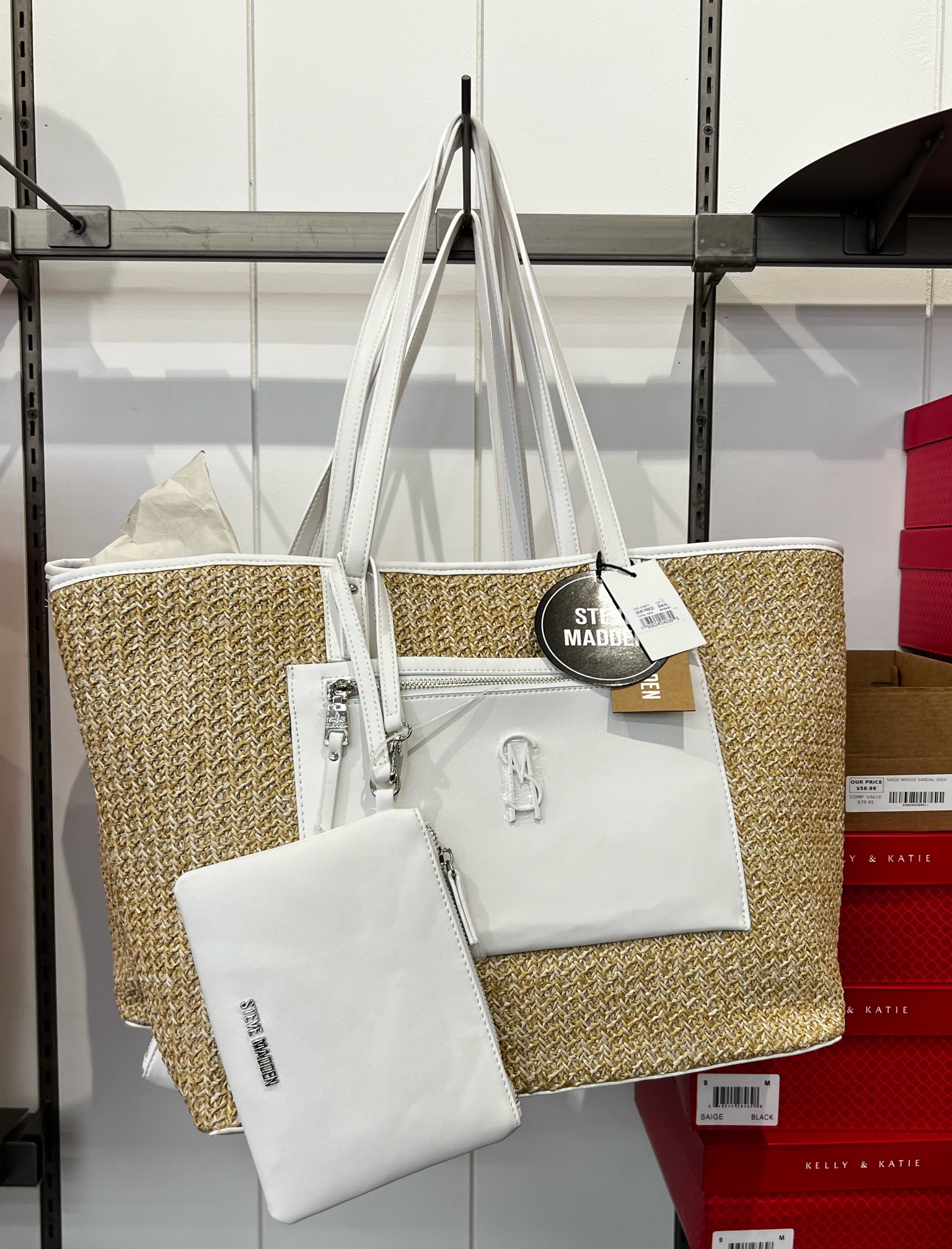Steve Madden【新作SALE】Playa Tote & Wallet fD0lSwu2apWTe3JvHCdZcpb58kA6Vh