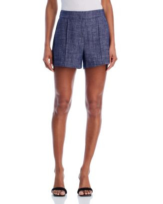 AQUA Chambray Shorts  | Bloomingdale's Women | Bloomingdale's (US)