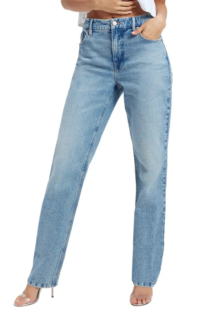 Good Icon High Waist Straight Leg Jeans | Nordstrom