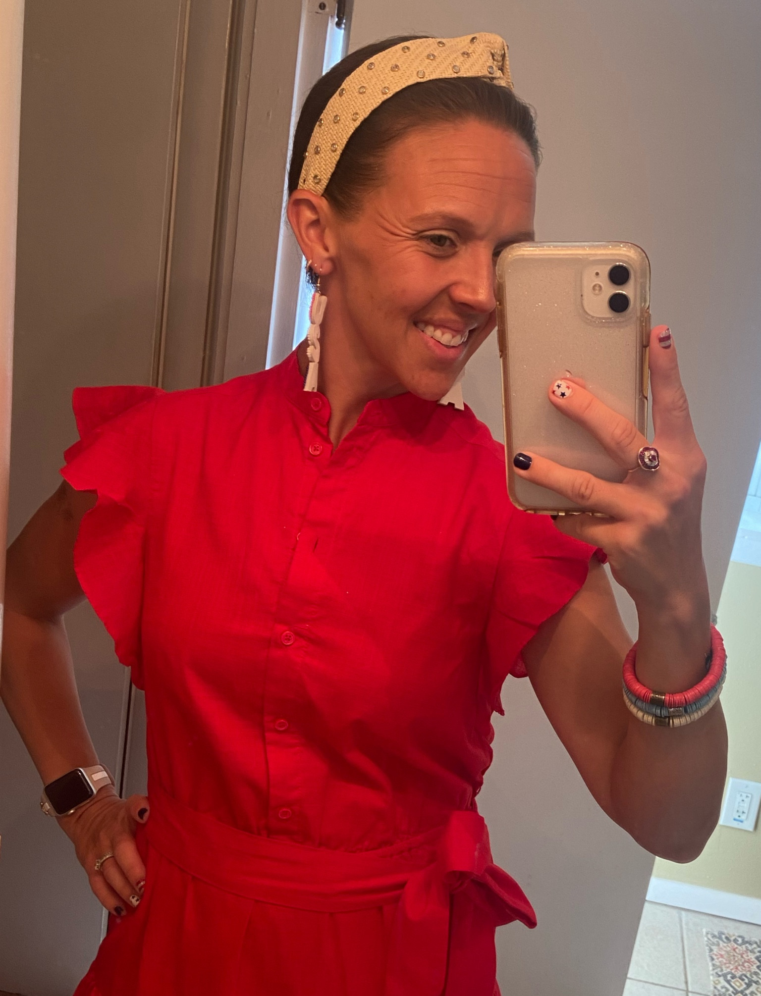 Summer style 

#etsy #etsyfinds #redwhitenandblue #rhinestone #headband #applewatchband #huggies #under25 #budgetfriendly #budgetfinds #amazon #amazonfinds #amazonprime #giftsforher #salefinds 

#LTKunder50 #LTKsalealert #LTKstyletip