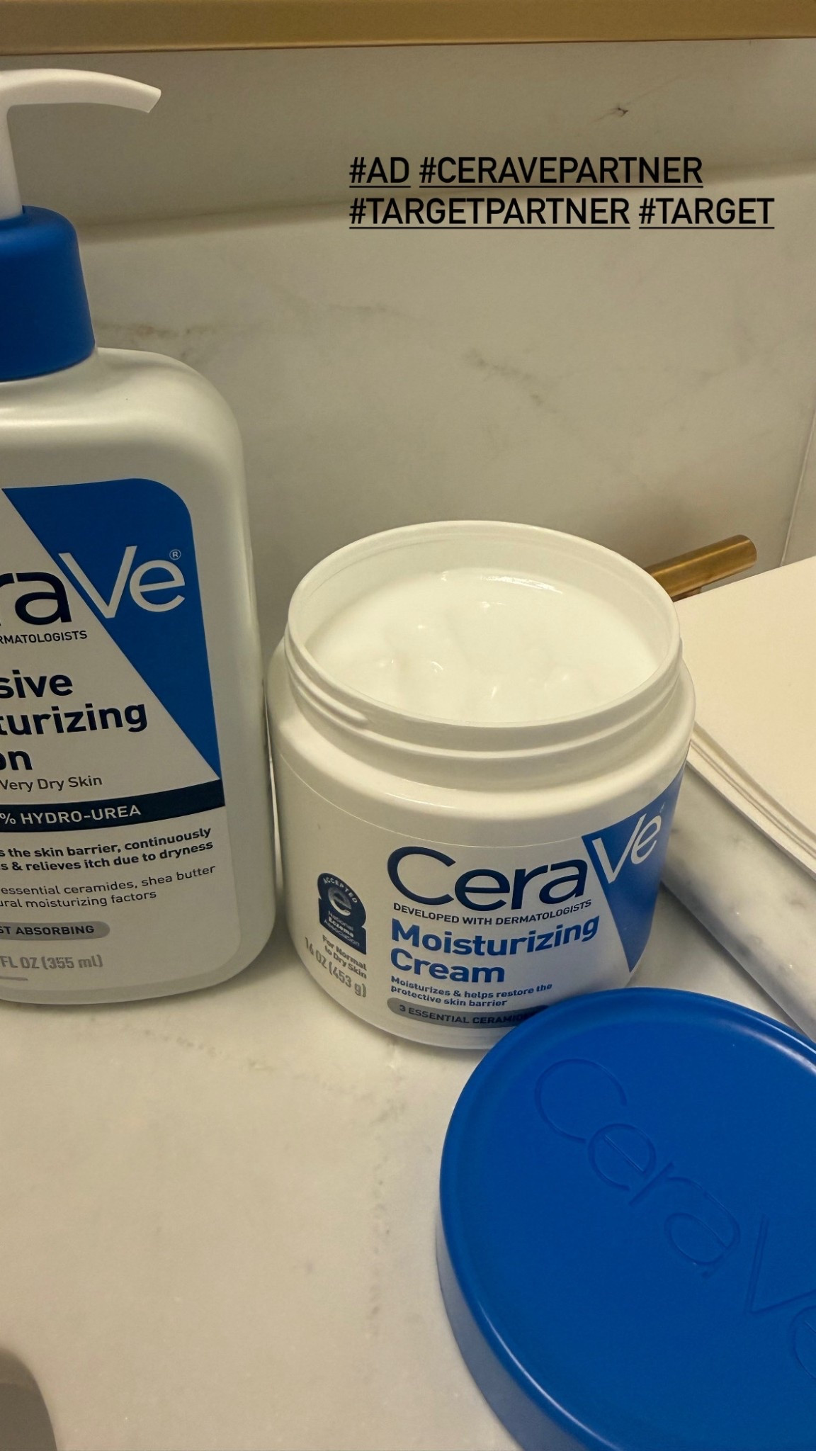 #AD Developed with dermatologists CeraVe body moisturizers are our go-to for healthy, hydrated skin during the colder months. #CeraVePartner #TargetPartner #Target @CeraVe @Target  @TargetStyle