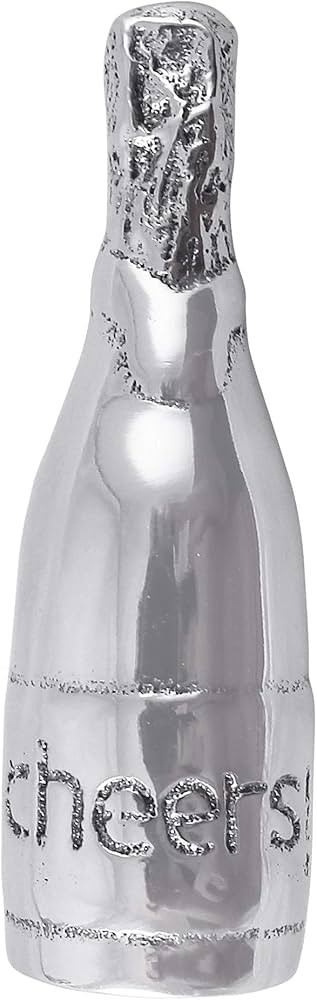 Mariposa Champagne Bottle Napkin Weight Silver Small | Amazon (US)