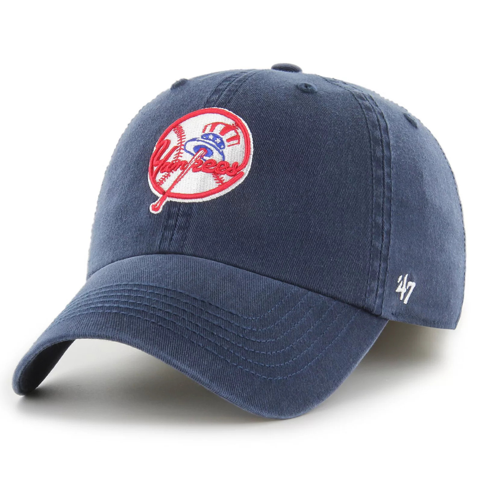 Men's '47 Navy New York Yankees Franchise Logo Fitted Hat, Size: Large, Blue | Kohl's