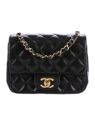Mini Classic Square Flap Bag | The Real Real, Inc.