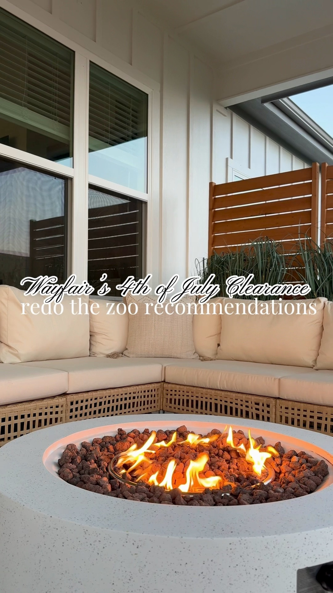 #ad If you’ve been waiting for the right time to upgrade your backyard, Wayfair’s Fourth of July Clearance is it! Up to 70% off with fast and free shipping over $35. I’m rounding up my top picks for summer: firepits, Adirondack chairs, outdoor sectionals, side tables, dinnerware, lighting, Blackstone grills, privacy screens, and more. Clearance runs through July 6 so don’t sleep on it, linking all of my favorites so you can easily shop the sale and find the perfect pieces for your outdoor space. @Wayfair 

#wayfair #wayfairpartner