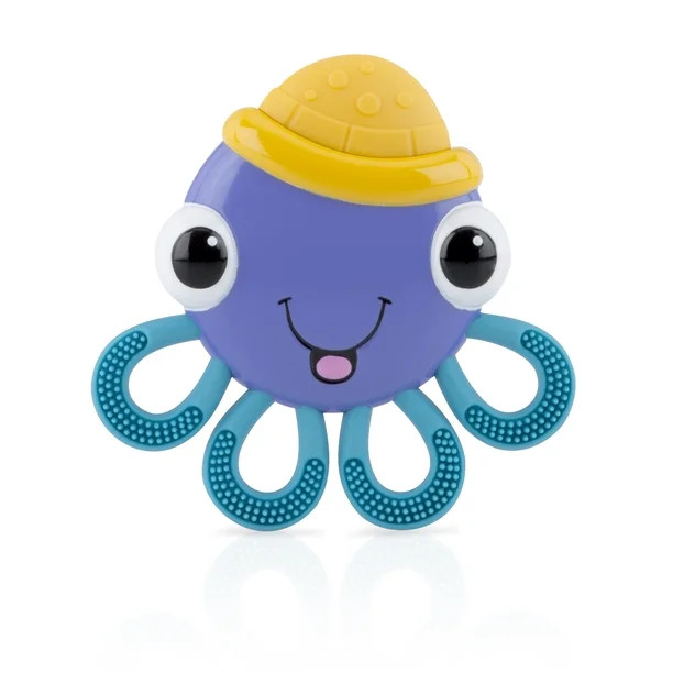 Nuby Vibe-eez Vibrating Teether for Babies, Octopus Design | Walmart (US)