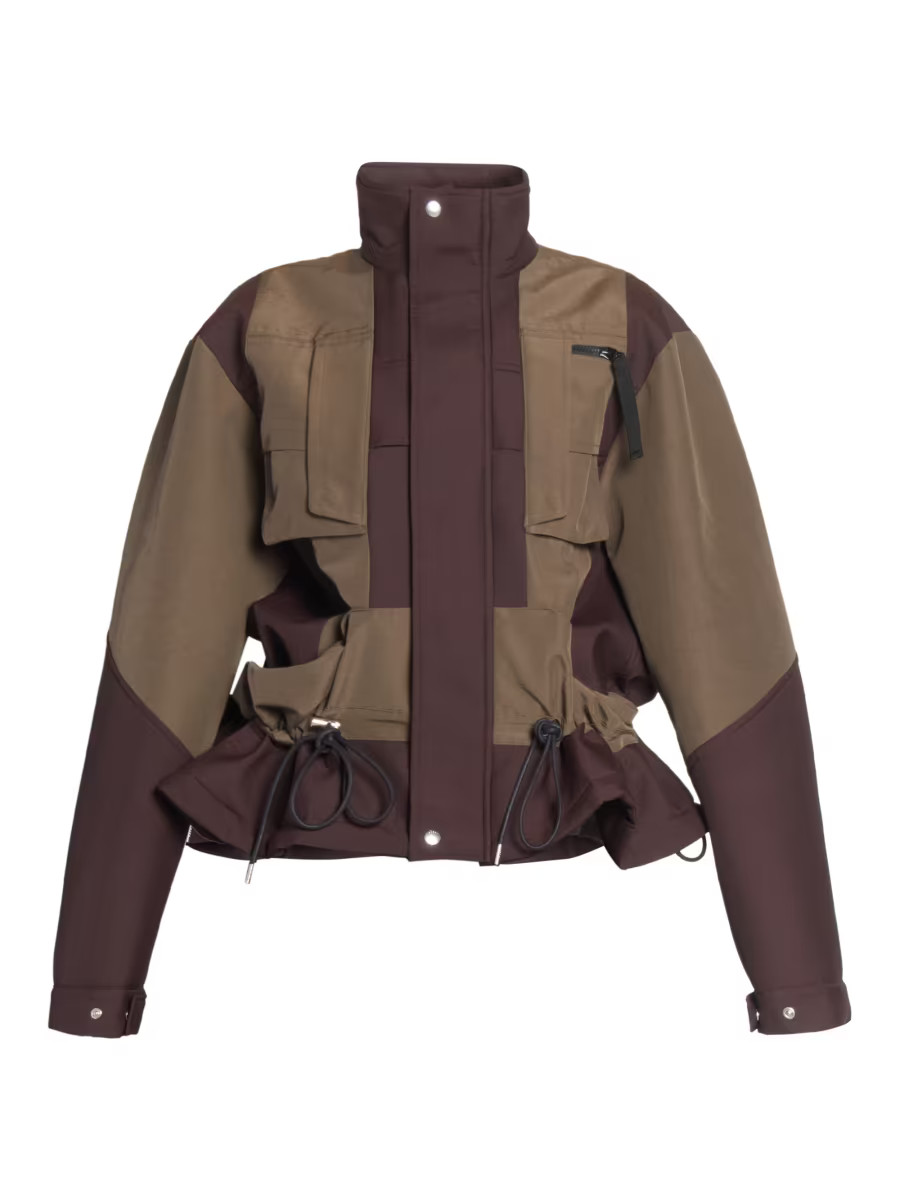 Colorblocked Blouson Jacket | Saks Fifth Avenue