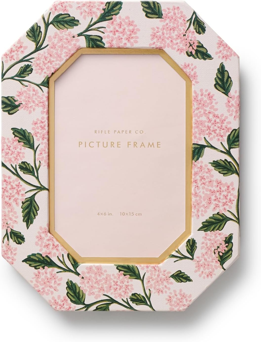 RIFLE PAPER CO. Pink Hydrangea Paper-Wrapped Picture Frame for 4 x 6 Photo | 8.5" L x 6.5" W x 0.... | Amazon (US)