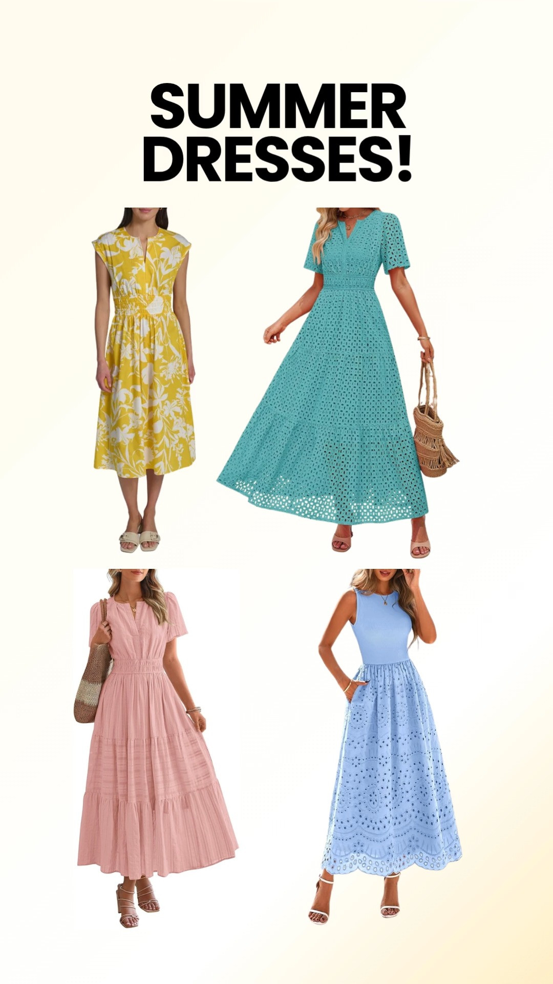 Summer is here, and so are the summer dresses. So many pretty options!
#weddingguestdress #summeroutfit #vacationoutfit 

 #LTKSeasonal #LTKOver40 #LTKTall