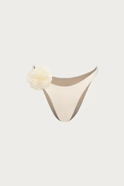 Rose 90s Bottom (Faux Suede Cream/Cream) | SAME