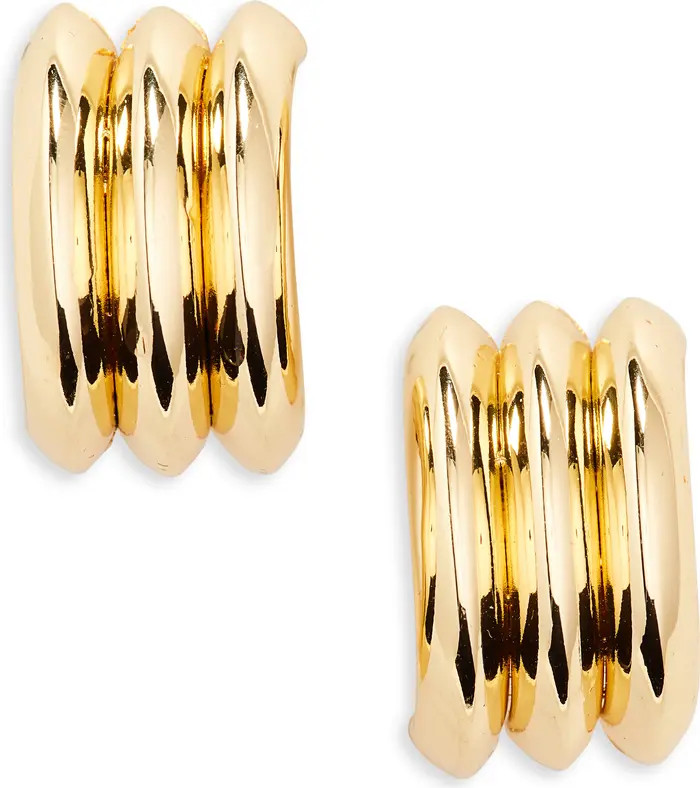 Nordstrom Ridge Half Hoop Earrings | Nordstrom | Nordstrom