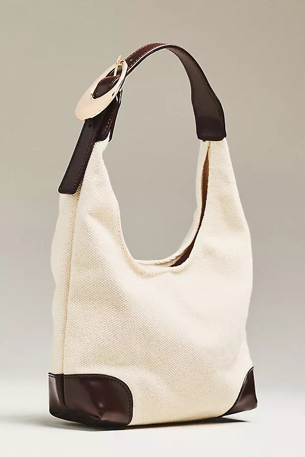 The Love Knot Slouchy Bag: Mini Canvas Buckle Edition | Anthropologie (US)