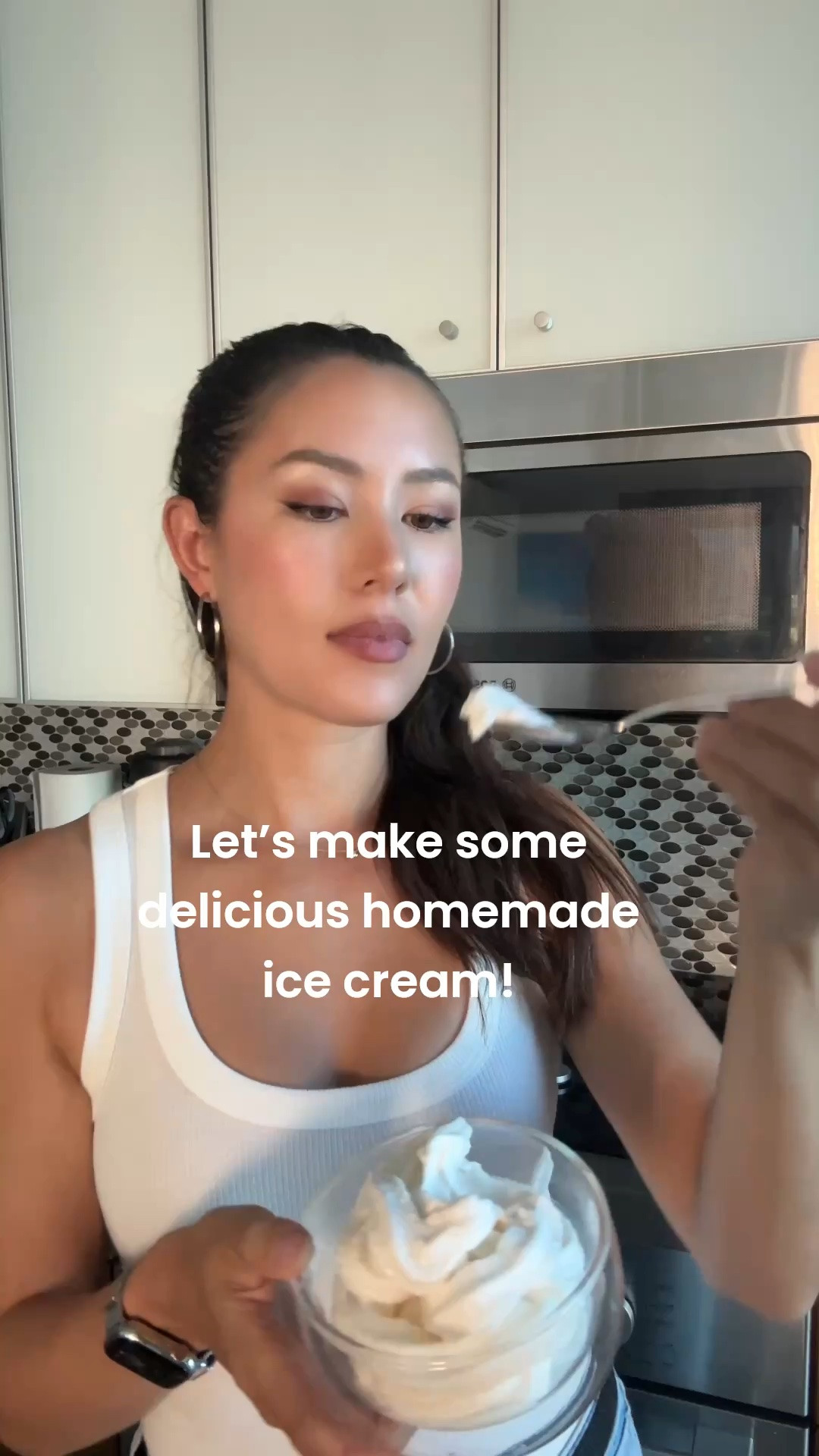 Such an easy way to make homemade custom ice cream! I just made vanilla here but there are so many other drinks and sorbets you could make! I also made the mistake of using half and half - heavy whipping cream is better.

#LTKfoodie #LTKdayinmylife #LTKHome