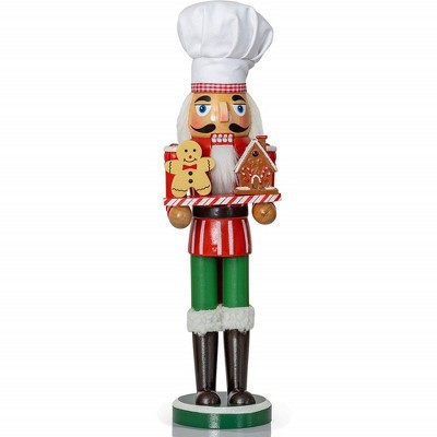 Ornativity Christmas Chef Wooden Nutcracker - 15 in | Target