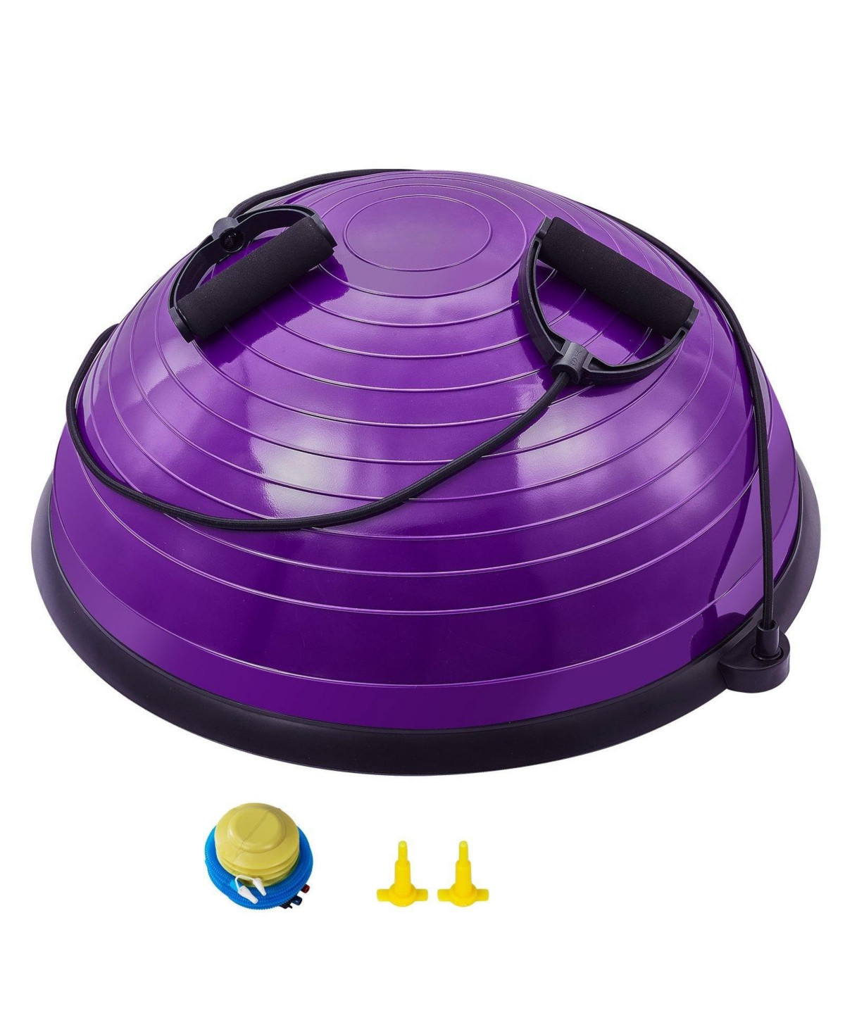 Mecale Half Balance Ball Trainer 660 lbs with Resistance Bands - Purple | Macy's