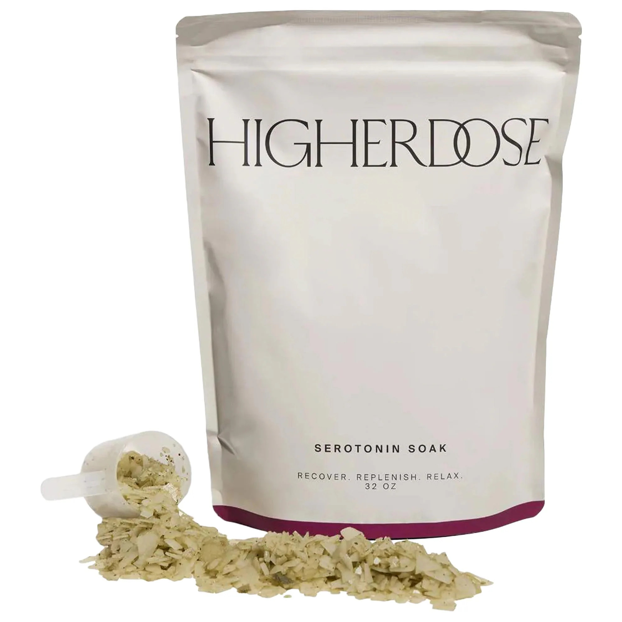 HigherDOSE Serotonin Soak - Magnesium Bath Salt for Muscle Relaxation & Mood Boost 32 oz / 907 g | Sephora (US)