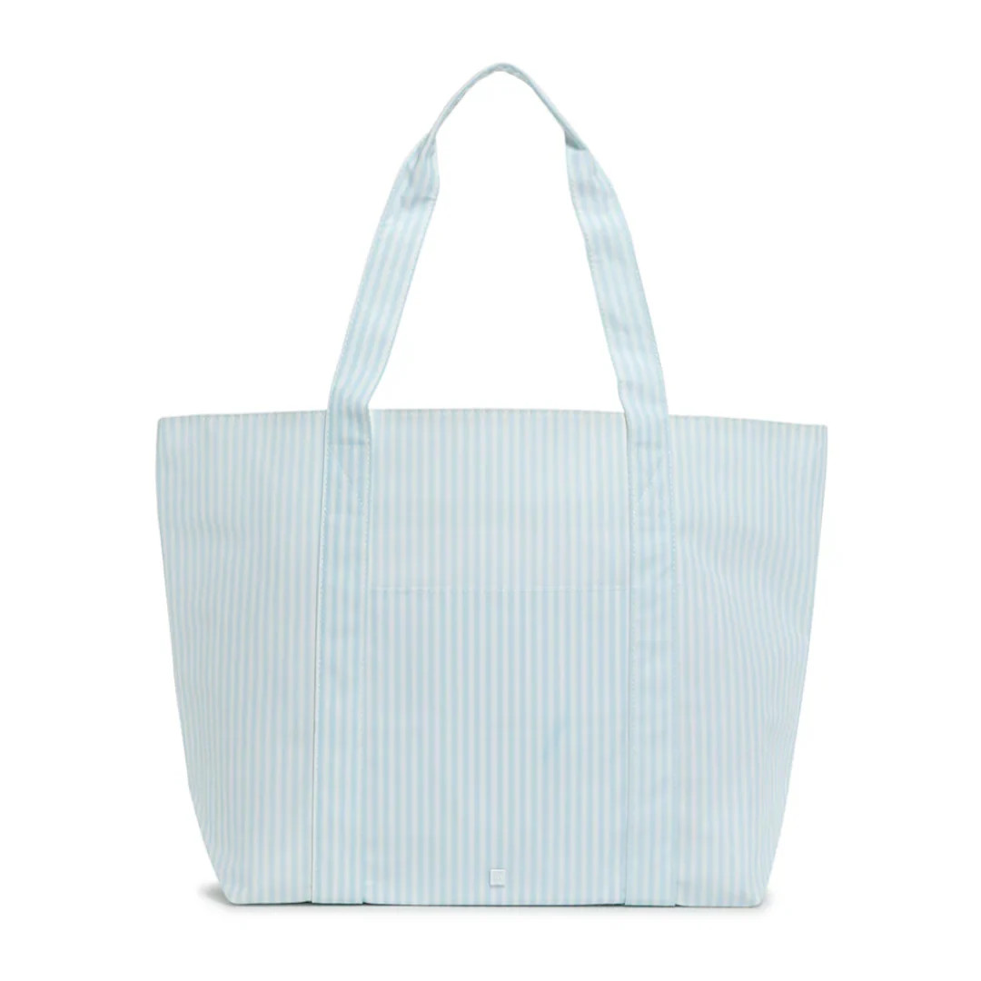 Jumbo Tote in Blue Pimlico Stripe | Loozieloo